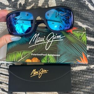Maui Jim Peahi Wrap Sunglasses MJ0202S-004 $289